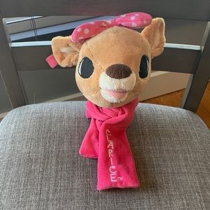 Rudolph the Red Nosed Reindeer Clarice hanging plush head